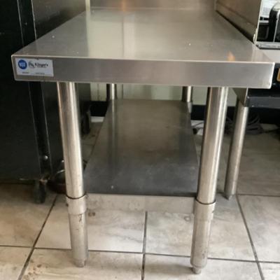 102 KLINGERS Stainless Steel Table with 2