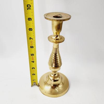 BEAUTIFUL SHINY BRASS CANDLESTICK