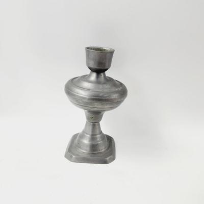 BEAUTIFUL PEWTER? CANDLE STICK HOLDER