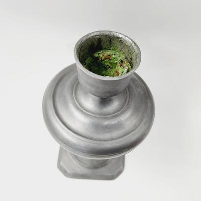 BEAUTIFUL PEWTER? CANDLE STICK HOLDER
