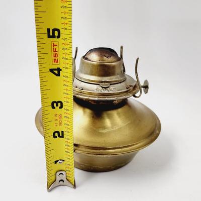 CUTE SQUATTY BRASS OIL LAMP