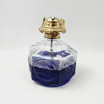 FARMS LAMP LIGHT GLASS OIL LAMP