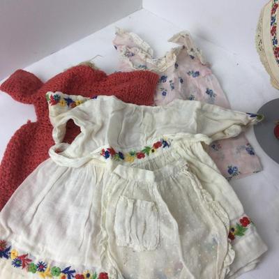 949 Antique German Composition Jointed Doll and Clothing