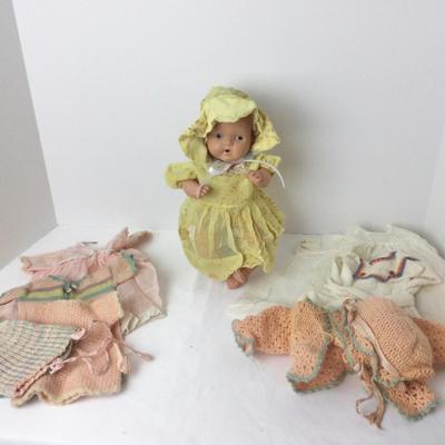 950 Antique Betsy Wetsy Doll & Handmade Clothing