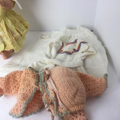 950 Antique Betsy Wetsy Doll & Handmade Clothing