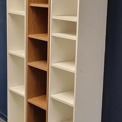 Lot of 3 Cubby Storage Shelves