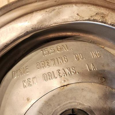 Lot #98  Vintage DIXIE BEER Keg