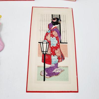 BEAUTIFUL VINTAGE CHINESE ART PANELS