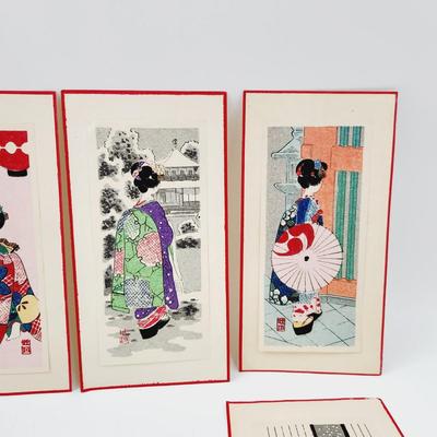 BEAUTIFUL VINTAGE CHINESE ART PANELS