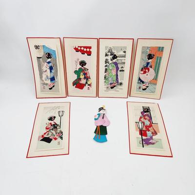 BEAUTIFUL VINTAGE CHINESE ART PANELS
