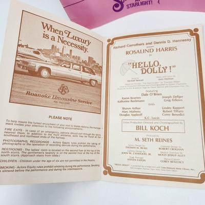 MULTI PLAY BILL BOOKLETS - KANSAS CITY