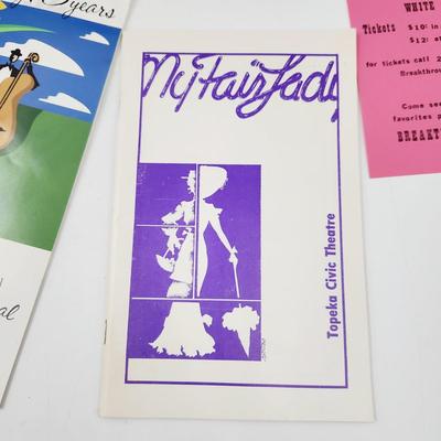 BUNDLE OF PLAY BILLS FROM TOPEKA