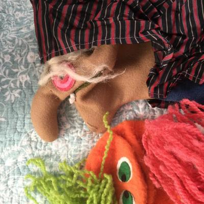 953 Vintage Early Sesame Street Puppets & Plush