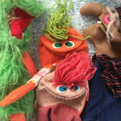 953 Vintage Early Sesame Street Puppets & Plush