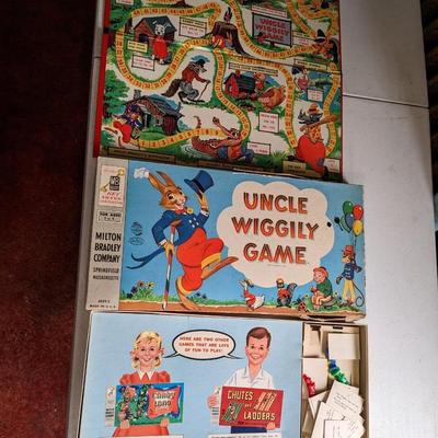 Uncle Wiggly Board Game 1961 Milton Bradley