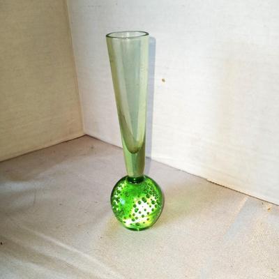 LIGHT GREEN VINTAGE GLASS