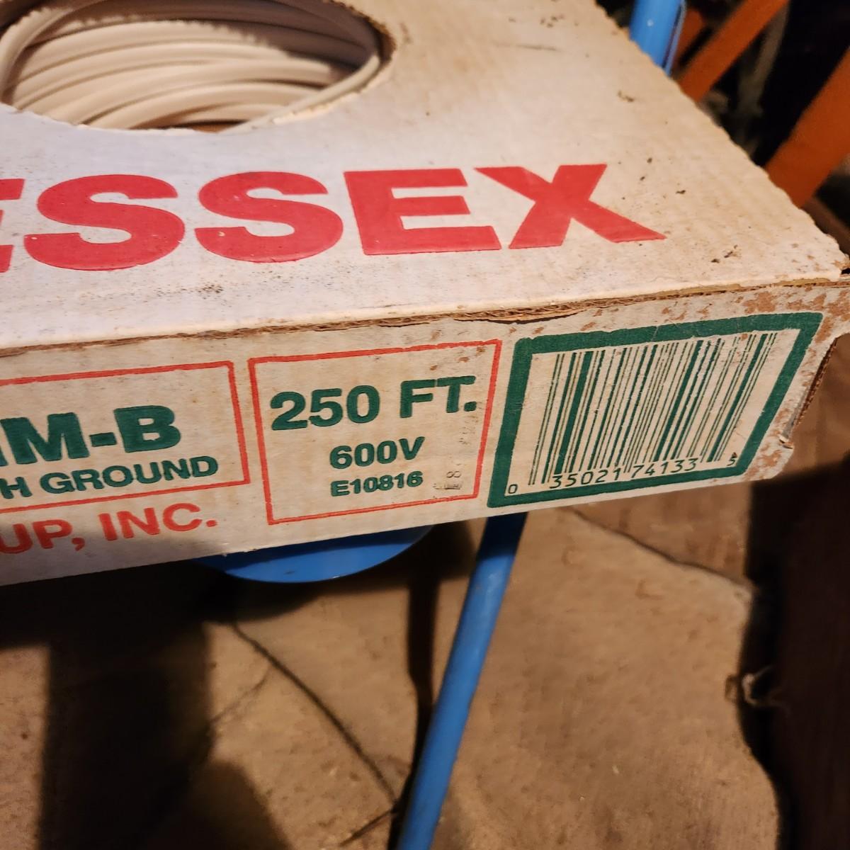 essex-14-2-nm-b-with-ground-wire-250ft-box-lot-637-estatesales
