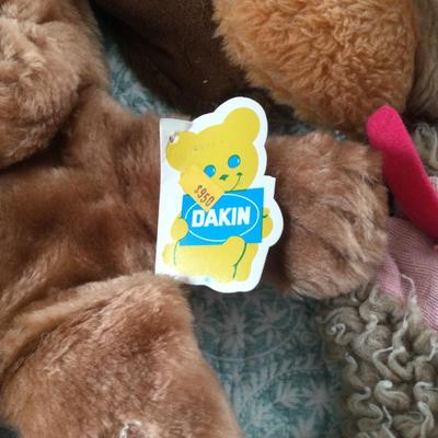 958 Vintage Large Hand Puppet Lot Dakin Furrfolk Pawpets Possum Trot