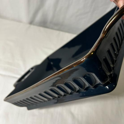 2pc Blue Stoneware Bakeware Set