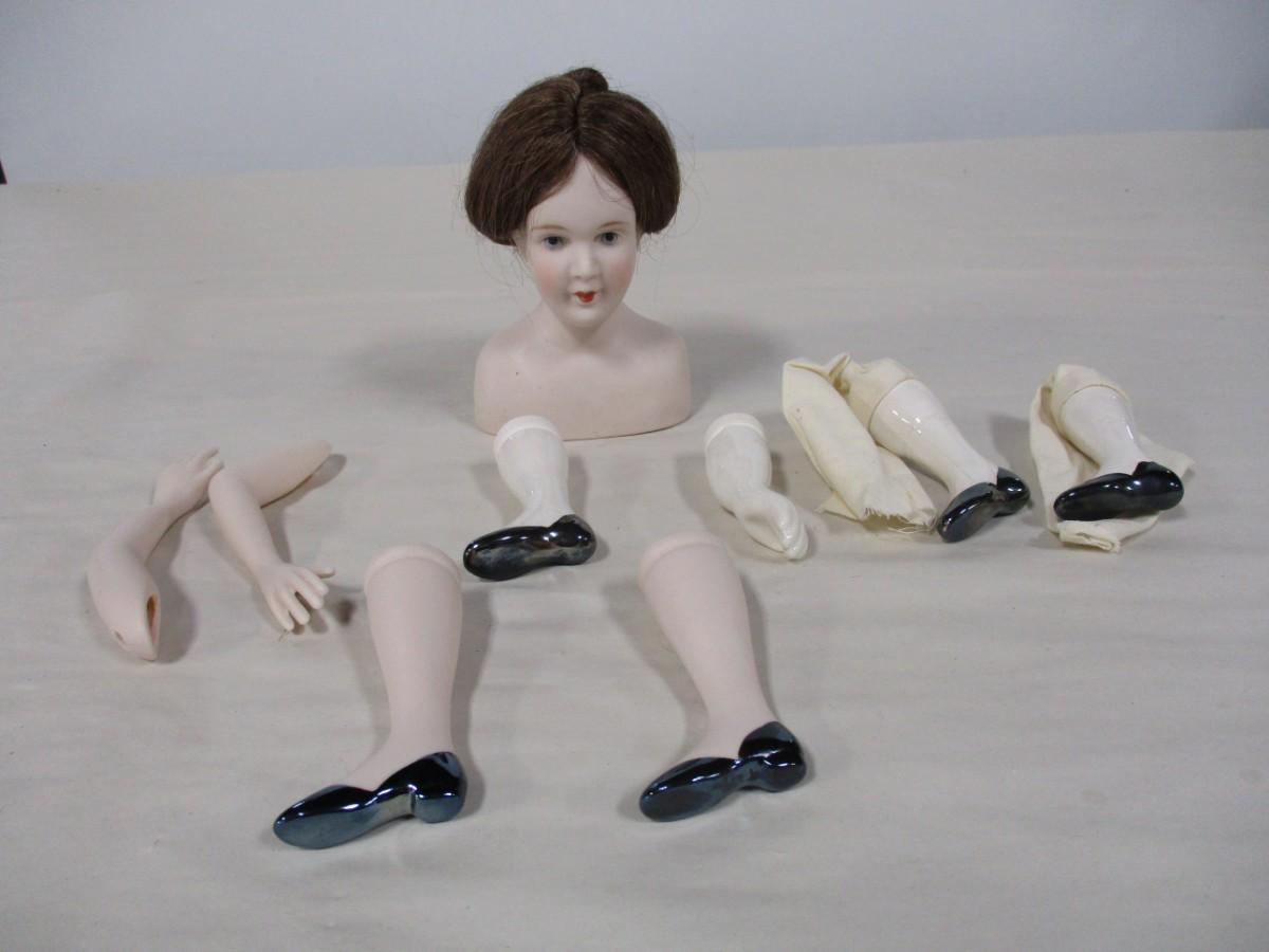 Porcelain China Doll Parts