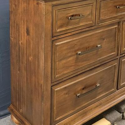 Beautiful 7 Drawer Dresser with Mirror