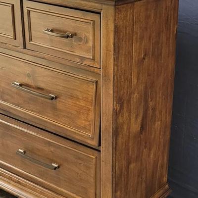 Beautiful 7 Drawer Dresser with Mirror