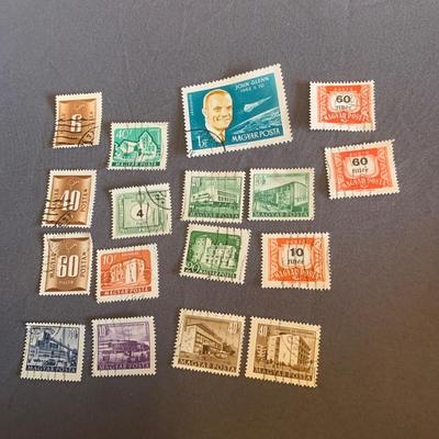 Vintage Hungary Postage Stamps