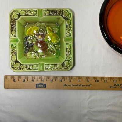 3 Vintage Ashtrays / Trinket Dishes from 1970s