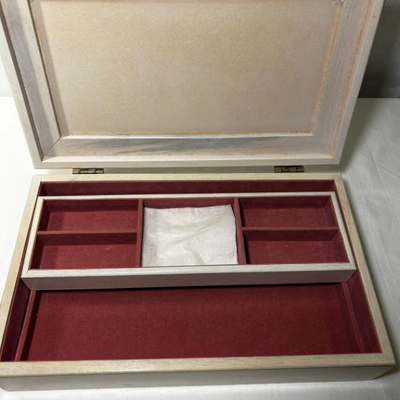 Vintage Wooden Treasure Box for Jewelry, Trinkets, Tchotchkes
