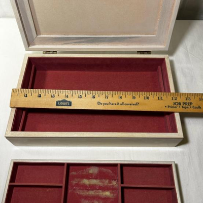 Vintage Wooden Treasure Box for Jewelry, Trinkets, Tchotchkes