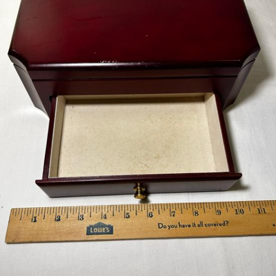Mirrored Wooden Jewelry Box by Mele in Utica, New York