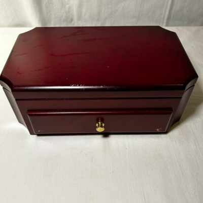 Mirrored Wooden Jewelry Box by Mele in Utica, New York