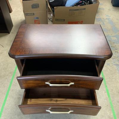 #10 Wood Nightstand Dresser Dark Brown Finish (2 of 2)  29.5" x 17" x 29.5" (Ashley Furniture)