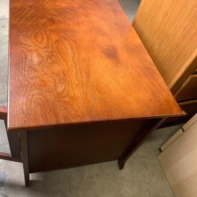 #18 Wood Entertainment Table 62" x 20" x 22.25"