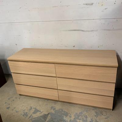 #21 IKEA Malm Six Drawer Dresser  63" x 19" x 30.5"