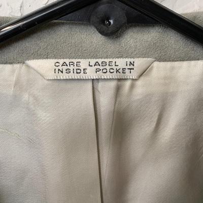 #27 Gray Suede-Like Dress Jacket XL
