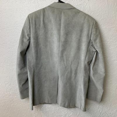 #27 Gray Suede-Like Dress Jacket XL