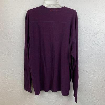 #33 Agave XXL Purple 1/4 Button Sweater