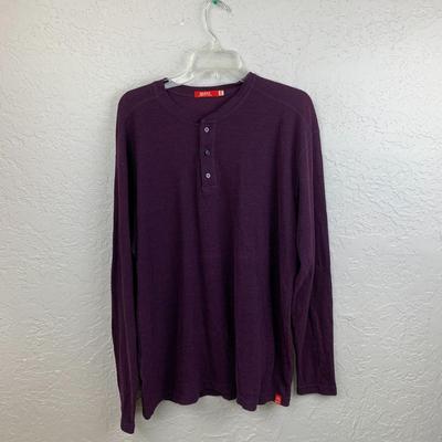 #33 Agave XXL Purple 1/4 Button Sweater