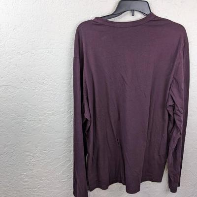 #40 James Perse Longsleeve Purple Sweater XXL