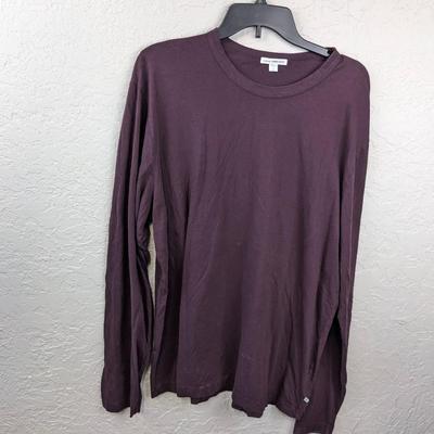 #40 James Perse Longsleeve Purple Sweater XXL