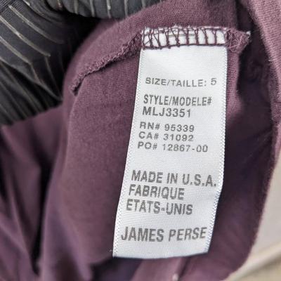 #40 James Perse Longsleeve Purple Sweater XXL