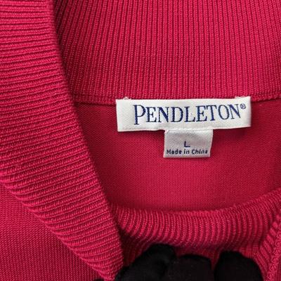 #45 Pendelton Pink Silk/Nylon Sweater Size Large