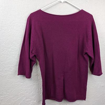 #50 Orientique Size 12 Purple Sweater