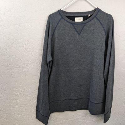 #55 Billy Reid XXL Sweater Gray/Blue