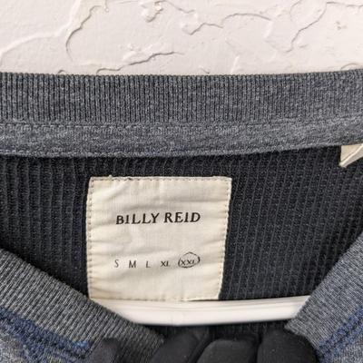 #55 Billy Reid XXL Sweater Gray/Blue