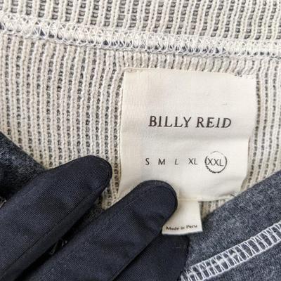 #56 Billy Reid XXL Sweater Gray/White