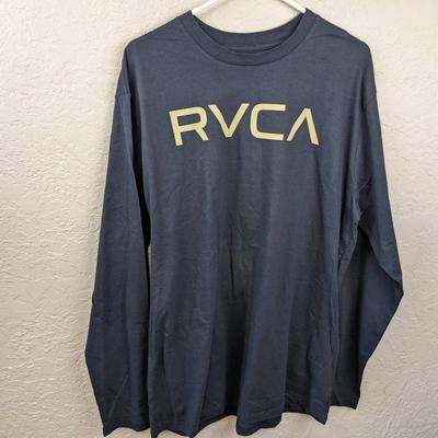 #60 RVCA Gray/Blue XXL Shirt