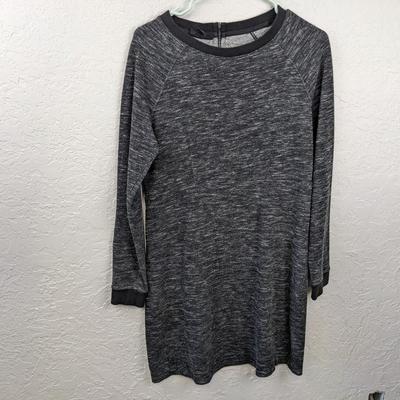 #61 Metaphor Black/Gray Sweater Dress Size Large