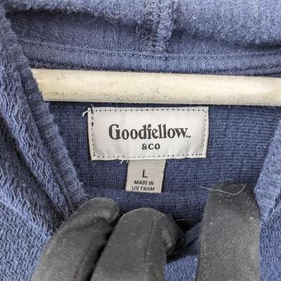 #65 Good Fellow Large Blue Hoodie Sweater